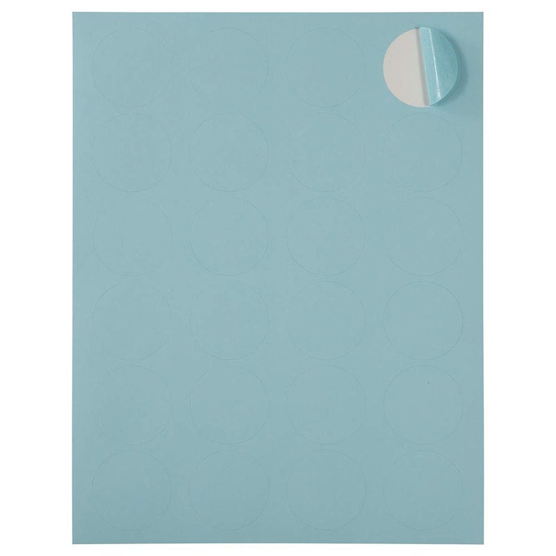 JAM PAPER Circle Label Sticker Seals - 1 2/3 Inch Diameter - Baby Blue - 120 Round Labels/Pack - Image 3